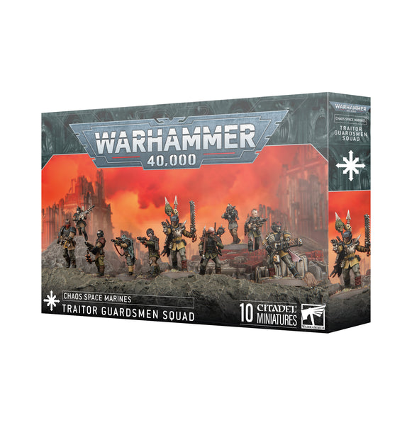 Chaos Space Marines: Traitor Guardsmen Squad - Pre-Order