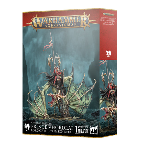 Soulblight Gravelords: Prince Vhordrai Lord of the Crimson Keep - Pre-Order