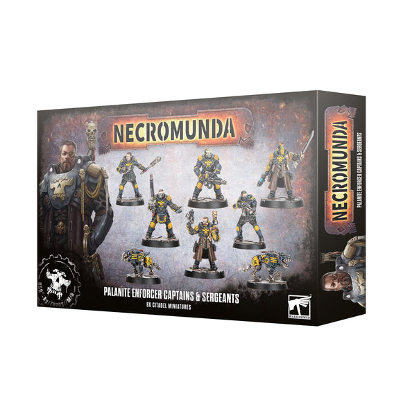 Necromunda: Palanite Enforcer Captains & Sergeants - Pre-Order