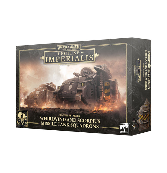Legions Imperialis: Whirlwind/Skorpius Missile Tank Squadron - Pre-Order