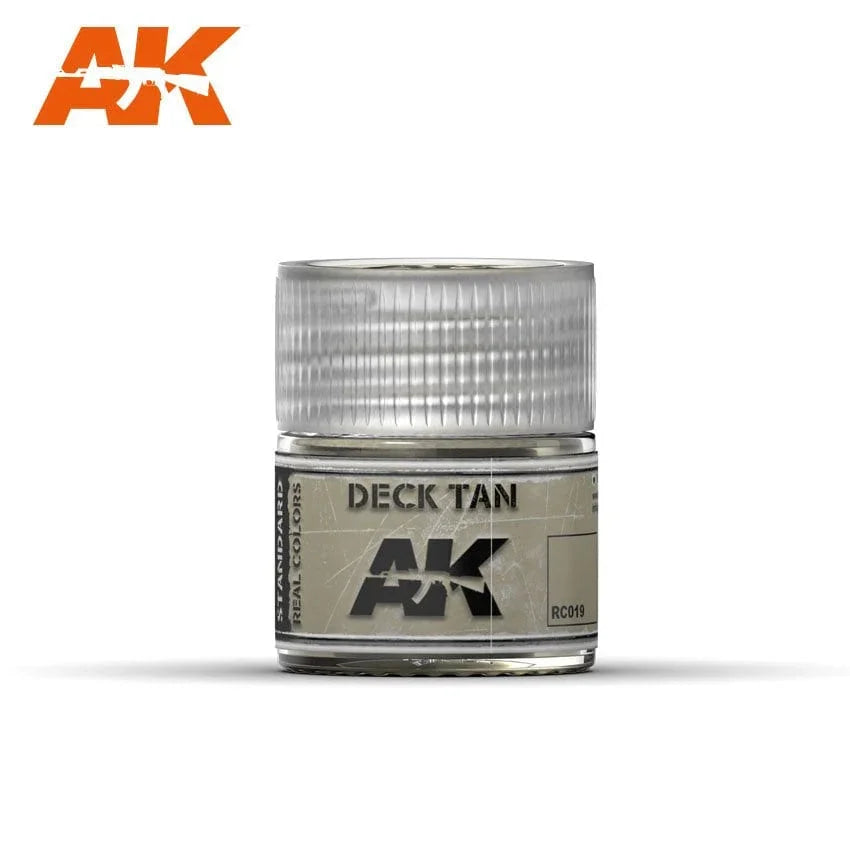 AK Interactive Real Colors - Acrylic Lacquer Paint 10ml bottle - Deck Tan