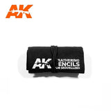 AK Interactive Weathering Pencils Full Range Cloth Case (37 Waterpencil Colors)