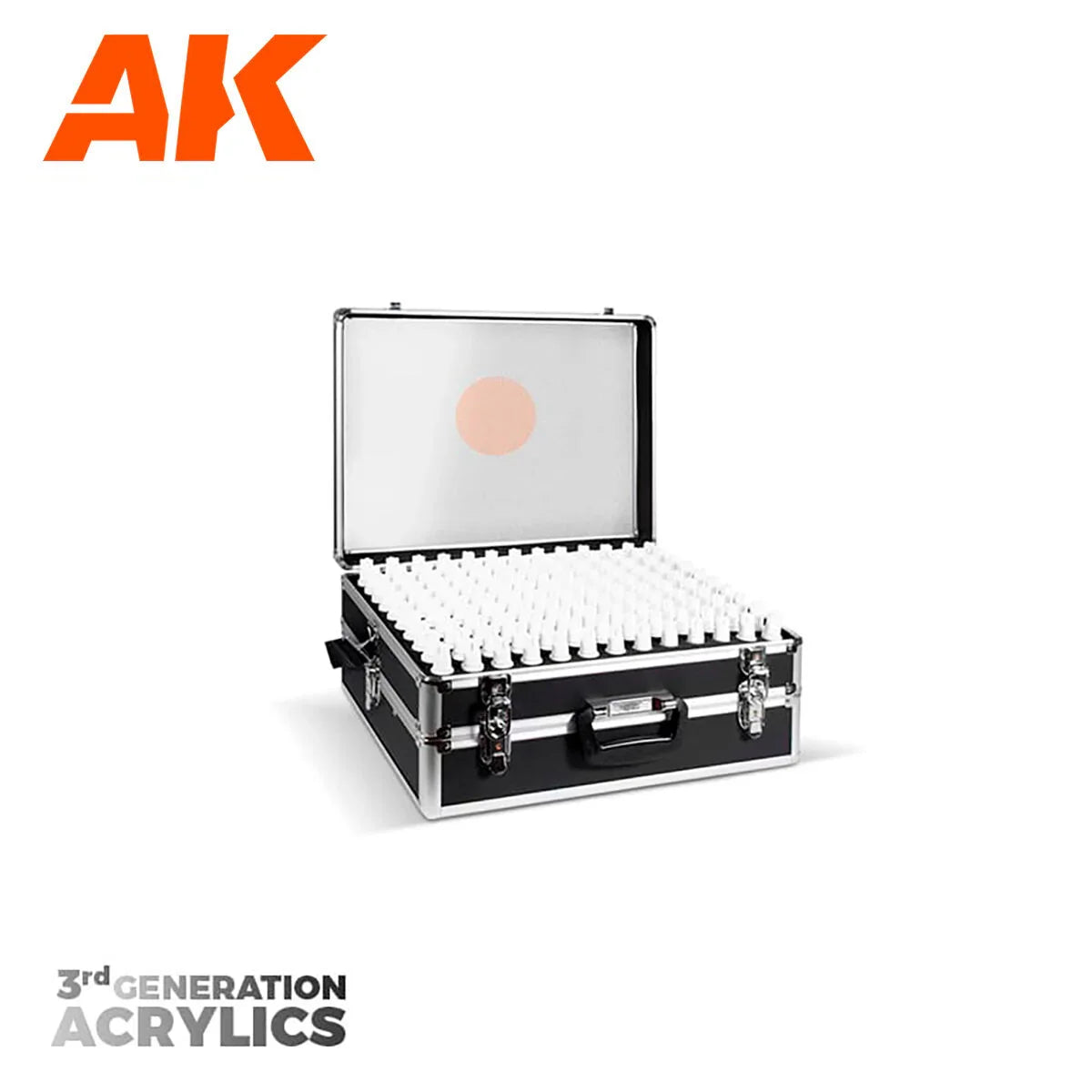 AK Interactive Briefcase 236 Colors Acrylic Paint Set 3rd Generation