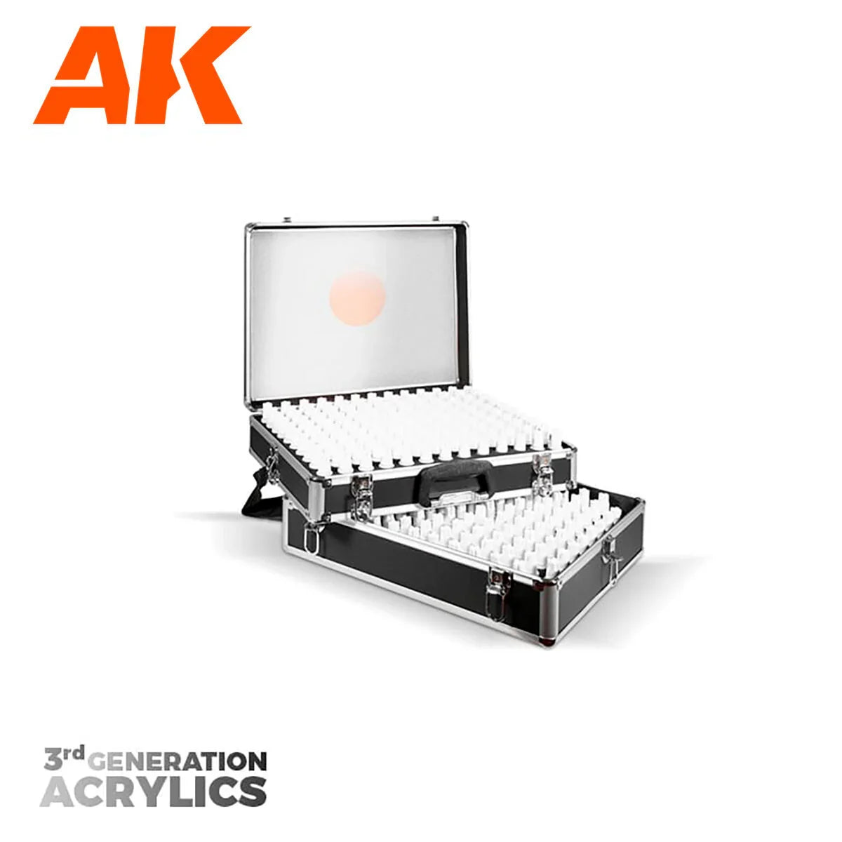 AK Interactive Briefcase 236 Colors Acrylic Paint Set 3rd Generation