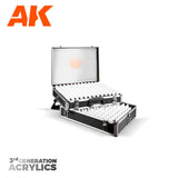 AK Interactive Briefcase 236 Colors Acrylic Paint Set 3rd Generation