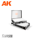 AK Interactive Briefcase 236 Colors Acrylic Paint Set 3rd Generation