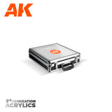 AK Interactive Briefcase 100 Colors Acrylic Paint Set 3rd Generation