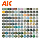 AK Interactive Briefcase 120 Aircraft Colours Acrylic Paint Set 3rd Generation