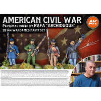 AK Interactive Signature Set: American Civil War - Rafa "Archiduque" Acrylic Paint Set 3rd Generation