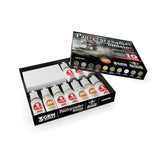 AK Interactive Wargame Starter Set: German Panzergrenadier Division Europe - (10 Colors + Exclusive Figure German Machine Gunner)