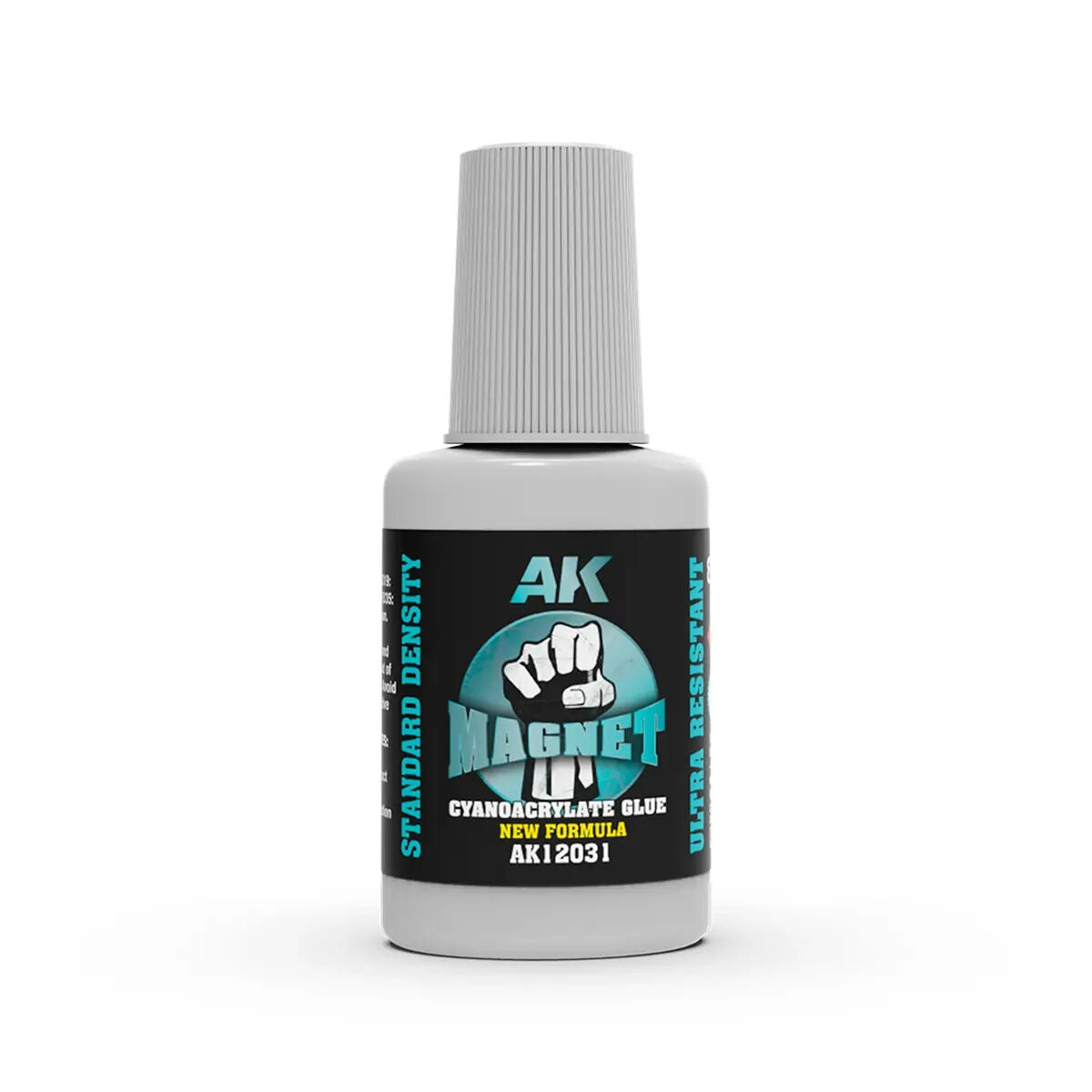 AK Interactive CA Glue: Magnet 8g Standard Density Cyanoacrylate w/ Brush