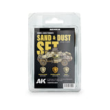 AK Interactive - Liquid Pigment: Sand & Dust Set
