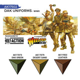 AK Interactive Quick Gen: DAK Uniforms Acrylic Paint Set (3 Colours)
