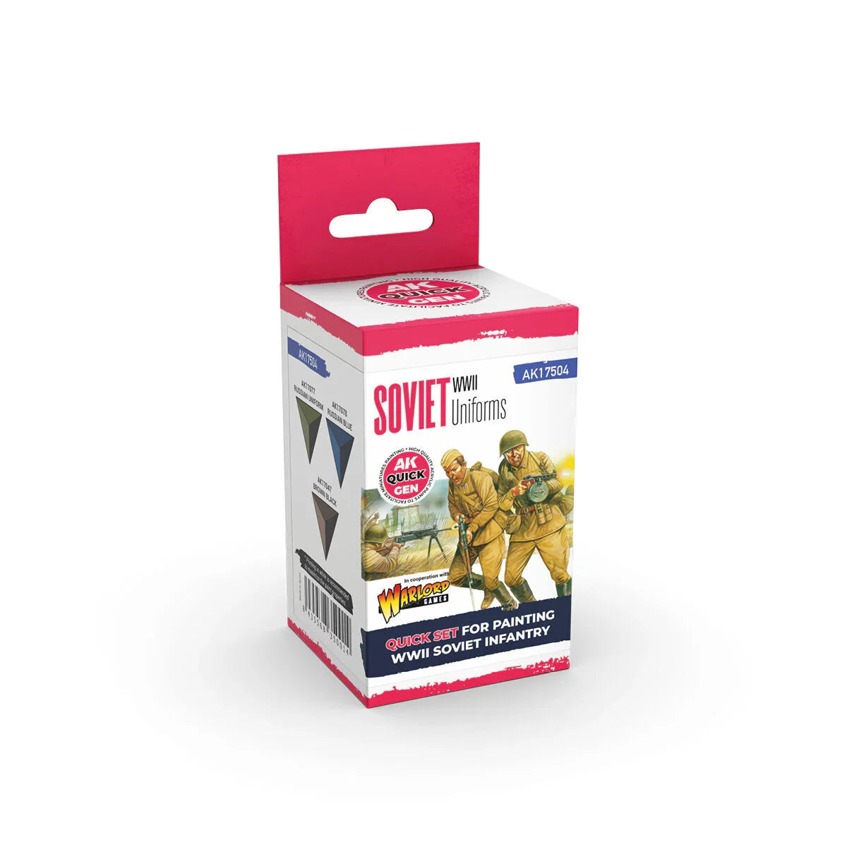 AK Interactive Quick Gen: Soviet Uniforms Acrylic Paint Set (3 Colours)