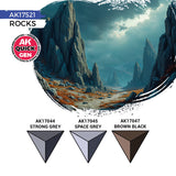 AK Interactive Quick Gen: Rocks Acrylic Paint Set (3 Colours)