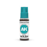 AK Interactive Acrylic Wash: Rotwood Brown Wash 18ml