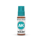 AK Interactive Acrylic Wash: Hazel Brown Wash 18ml