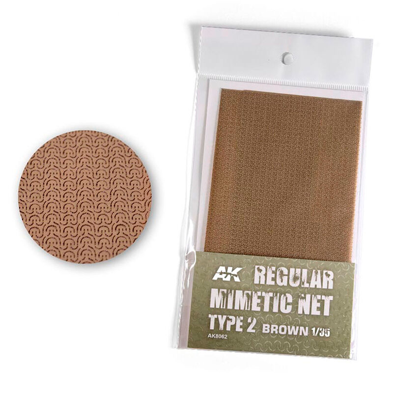 AK Interactive - Regular Camouflage Net Type 2 Brown