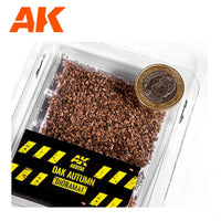AK Interactive Dioramas: Oak Autumn Leaves - 28 mm. 1/72 (Bag 7g)