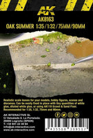 AK Interactive Dioramas: Oak Summer Leaves 1/35 (Bag 7g)