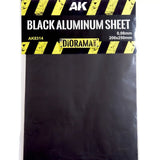 AK Interactive - Black Aluminium Sheet 150µm 200X250mm