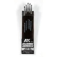 AK Interactive Silicone Brushes Hard Tip Small Size