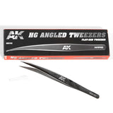 AK Interactive - Hg Angled Tweezers 02 (Flat-End)