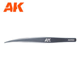 AK Interactive - Hg Angled Tweezers 02 (Flat-End)