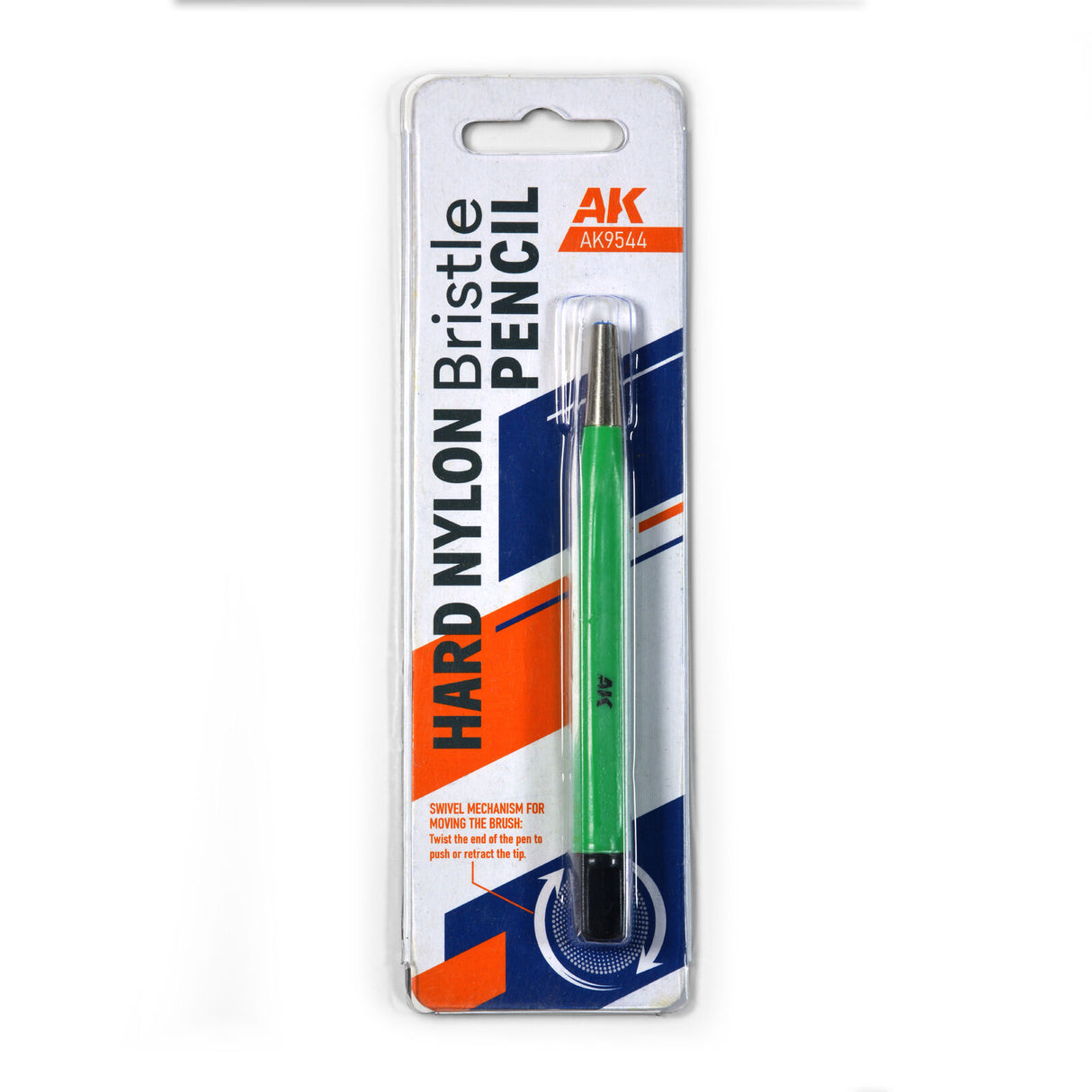AK Interactive Nylon Hard Bristle Pencil