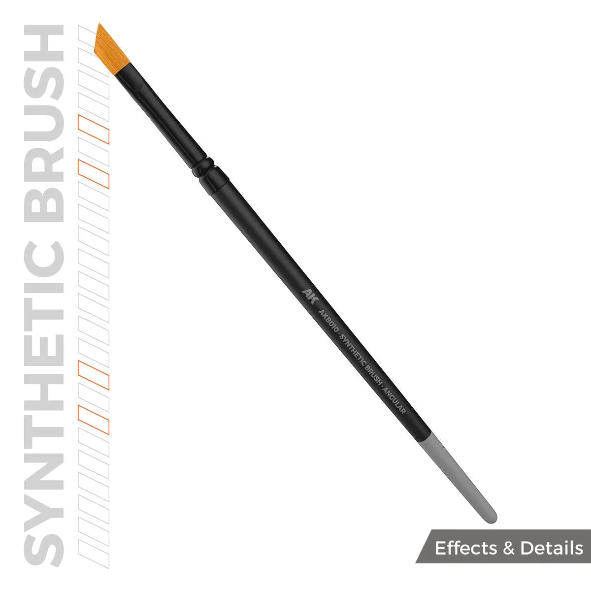 AK Interactive Synthetic Brush - Angular