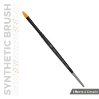 AK Interactive Synthetic Brush - Filbert 2