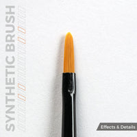 AK Interactive Synthetic Brush - Filbert 2