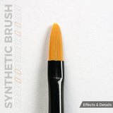 AK Interactive Synthetic Brush - Filbert 4