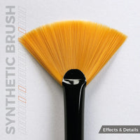 AK Interactive Synthetic Brush - Fan Shape