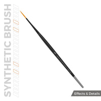 AK Interactive Synthetic Brush - Liner 17mm