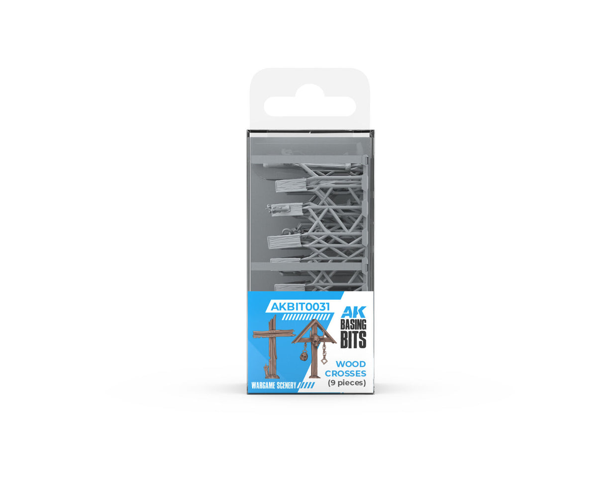 AK Interactive Basing Bits: Wood Crosses