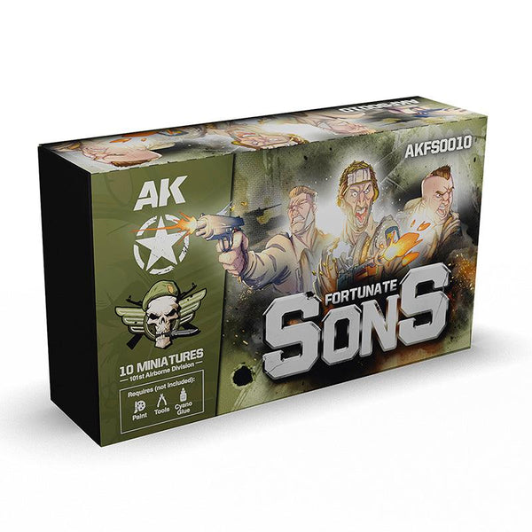AK Interactive - Scale Models - Fortunate Sons 101St Airborne Division (10 Miniatures)