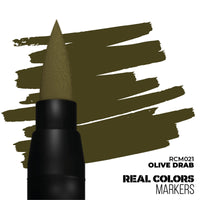 AK Interactive Real Colors Markers: Olive Drab - Acrylic Paint Marker