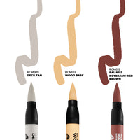 AK Interactive Real Colors Markers: Ships & Decks - Set 3 Arcylic Paint Markers