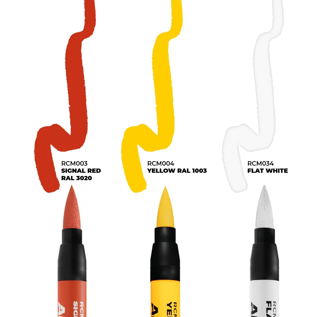 AK Interactive Real Colors Markers: Tactical Markings - Set 3 Arcylic Paint Markers