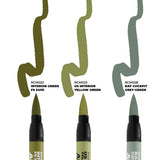 AK Interactive Real Colors Markers: WWII Allied Aircraft Cockpit Colors - Set 3 Arcylic Paint Markers