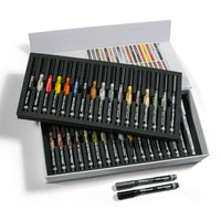 AK Interactive Real Colors Markers: Deluxe Case - Set 34 Acrylic Paint Markers