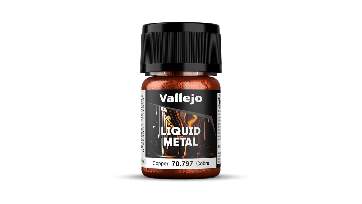 Vallejo 70797 Model Color Metallic Copper (Alcohol Base) 35 ml Acrylic Paint