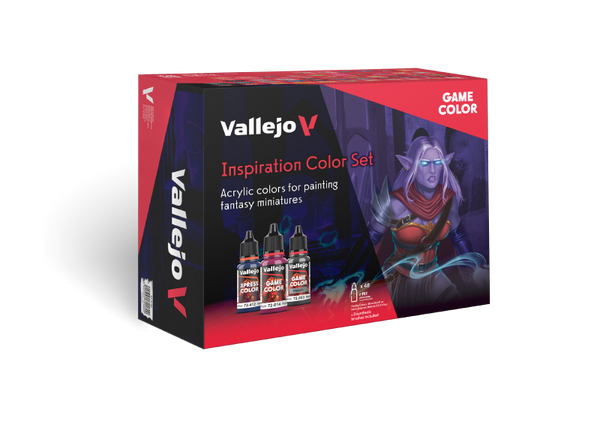 Vallejo Game Colour Inspiration Colour Set (48 Colours) Acrylic Paint Set
