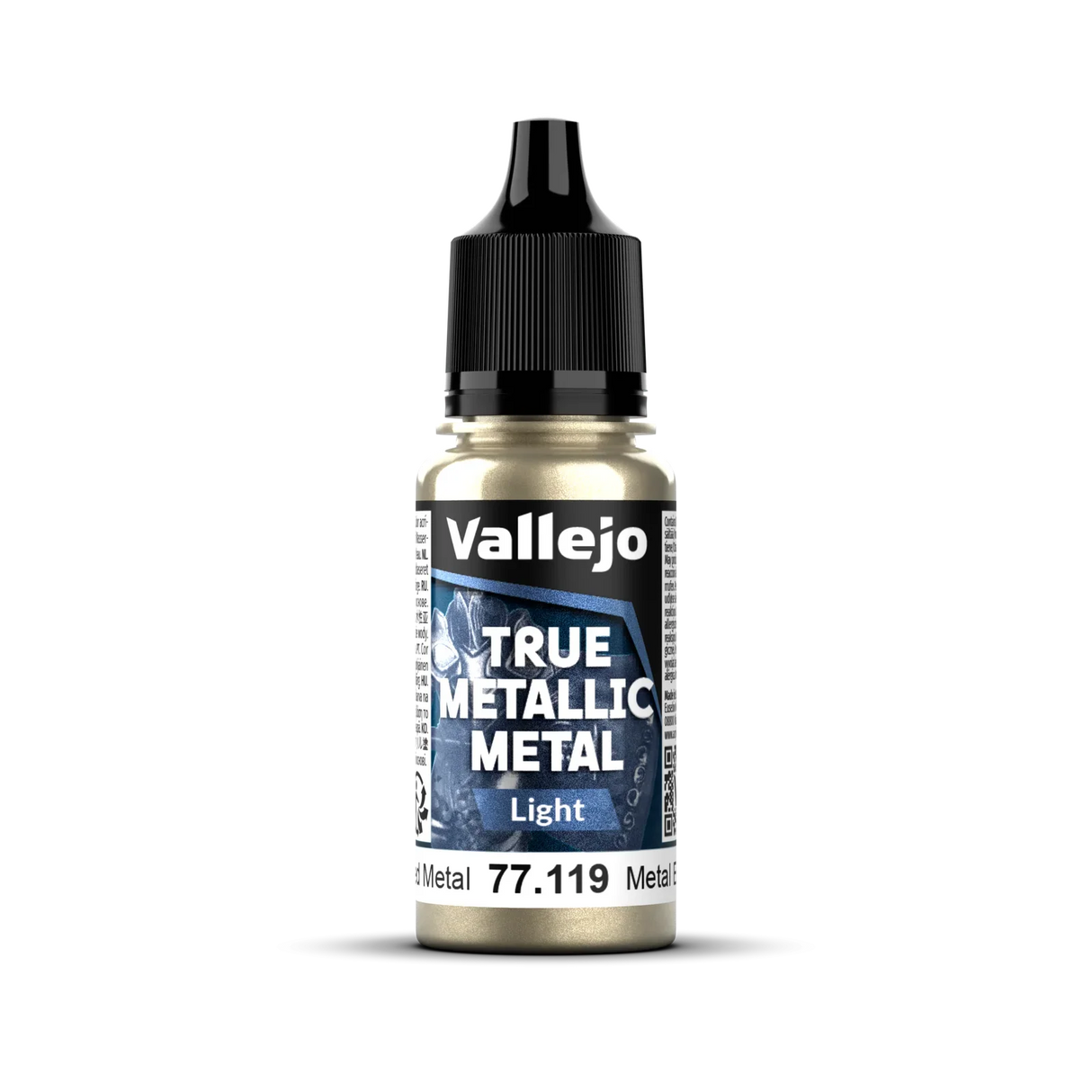Vallejo True Metallic Metal: Light - Aged Metal 18 ml