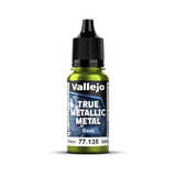 Vallejo True Metallic Metal: Base - Amber Green 18 ml
