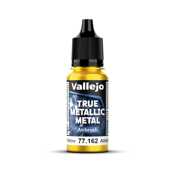 Vallejo True Metallic Metal: Airbrush - Radiant Yellow 18 ml