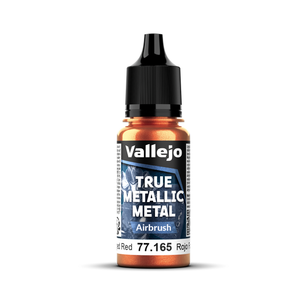 Vallejo True Metallic Metal: Airbrush - Forged Red 18 ml
