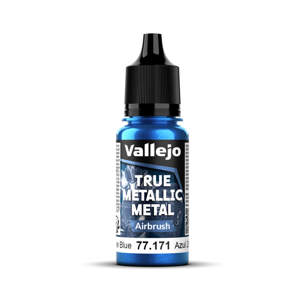 Vallejo True Metallic Metal: Airbrush - Sapphire Blue 18 ml