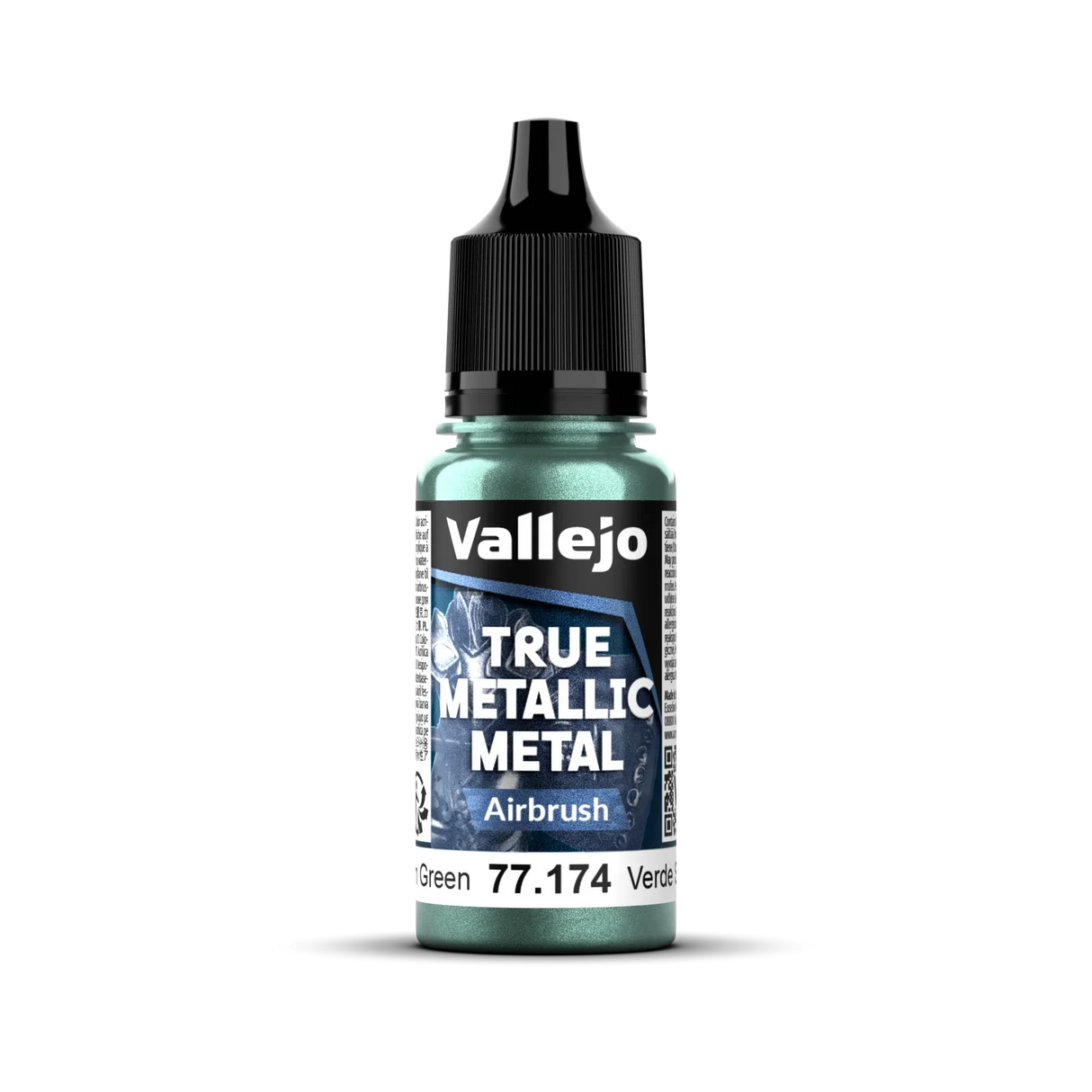 Vallejo True Metallic Metal: Airbrush - Dusken Green 18 ml